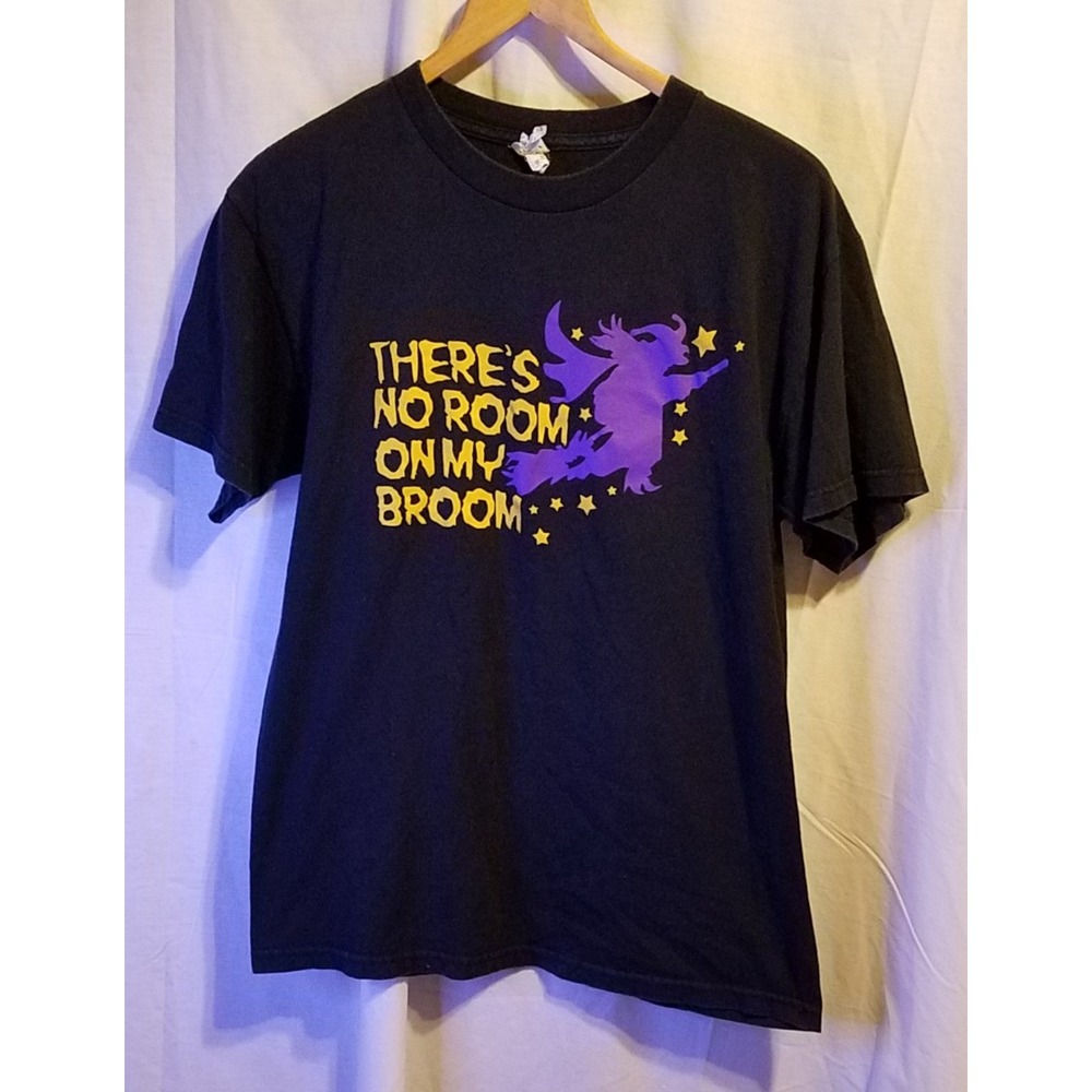 Womens There's no room on my broom witch t‎ shirt Alstyle Size M